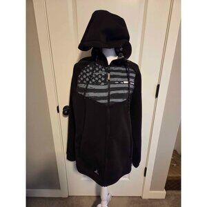 Freedom industries thick style hooded sweatshirt mens large
